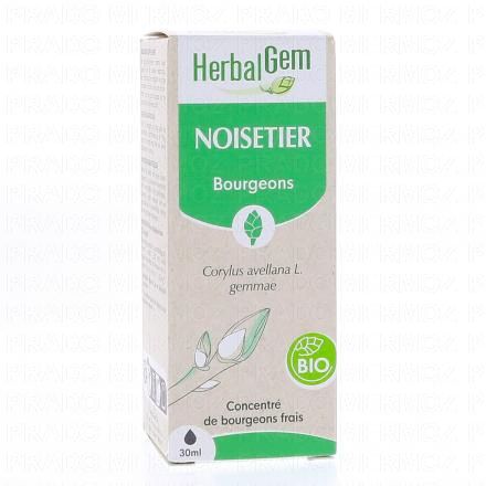 HERBALGEM Concentré de bourgeons frais - Noisetier bourgeons Bio 30ml