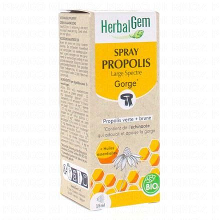 HERBALGEM Propolis spray gorge bio 15ml