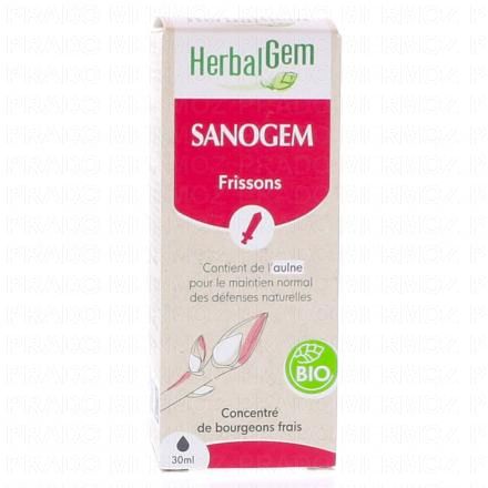HERBALGEM Concentré de bourgeons frais - Sanogem frissons 30ml