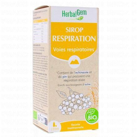 HERBALGEM Sirop respiration bio 150ml