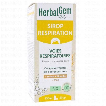 HERBALGEM Sirop respiration bio 150ml