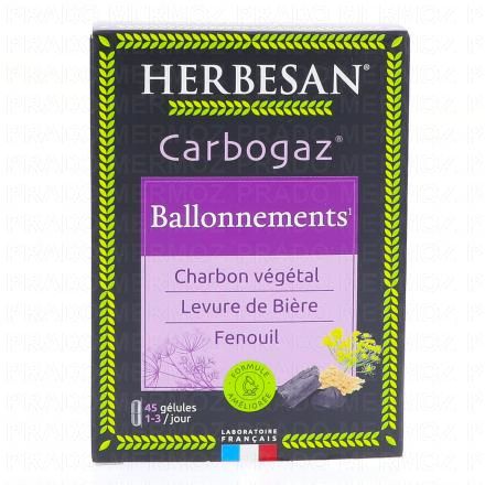 HERBESAN Carbogaz x45 gélules