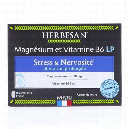 HERBESAN Magnésium et Vitamine B6 LP x30 comprimés