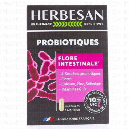 Probiotiques Flore intestinales x15 gélules