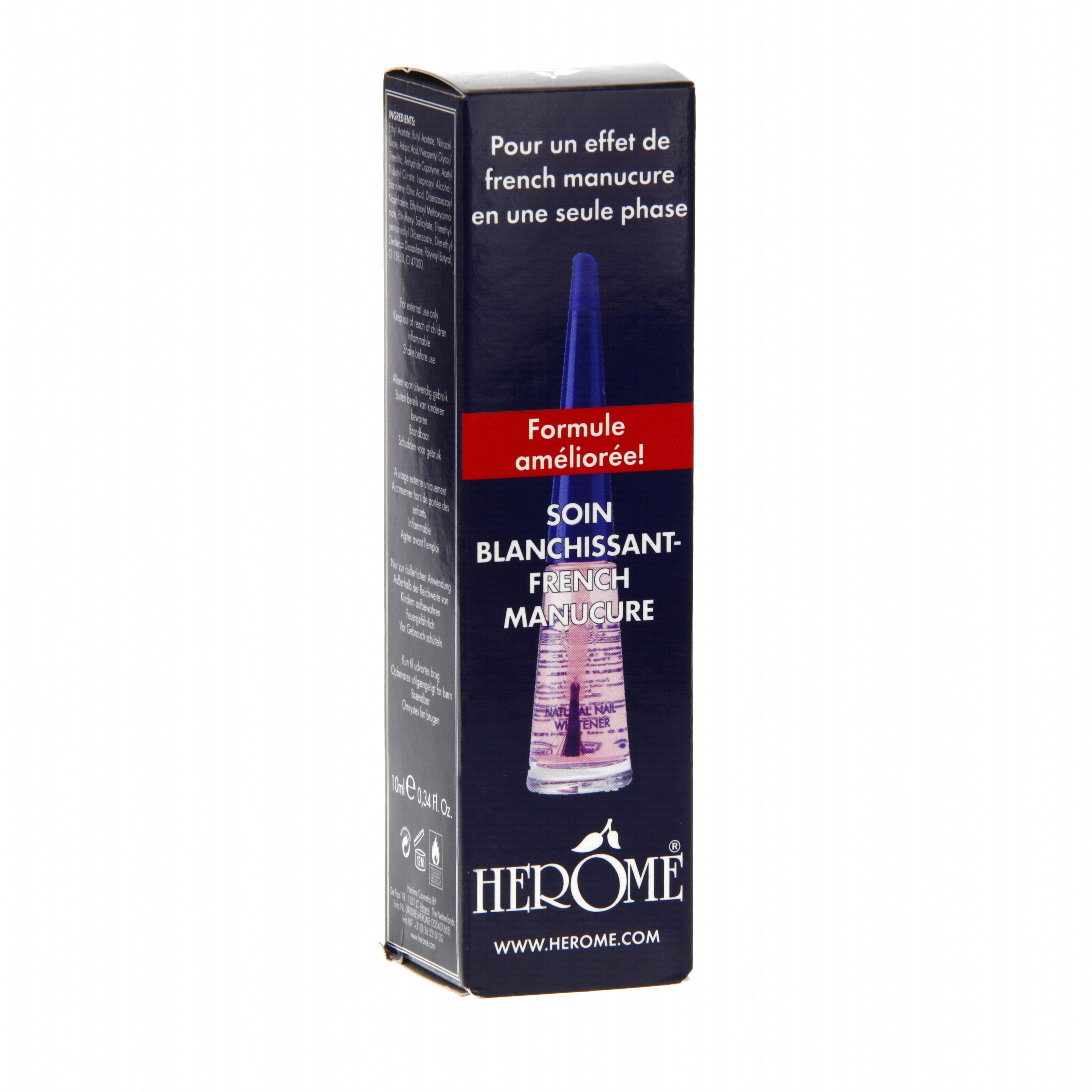 HERÔME Blanchisseur naturel des ongles flacon 10ml