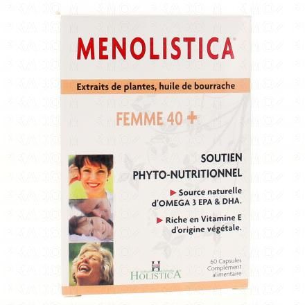 HOLISTICA Menolistica femme 40+ ménopause boîte de 60 capsules