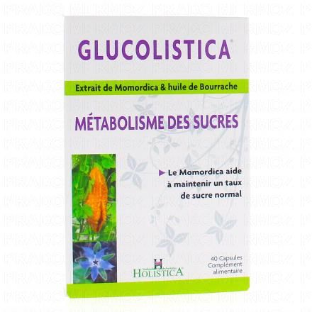 HOLISTICA glucolistica métabolisme des sucres x40 capsules