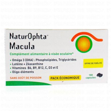 HORUS PHARMA Naturophta Macula (boîte de 180 comprimés)