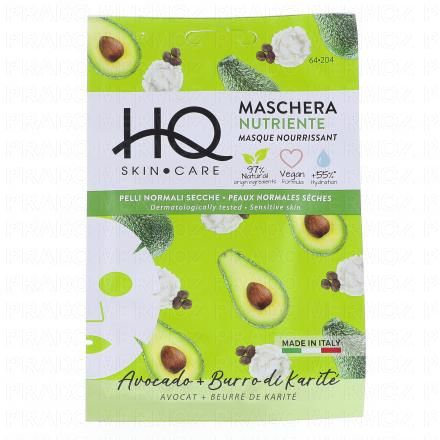 HQ Masque Nourrissant Avocat - Beurre de Karité