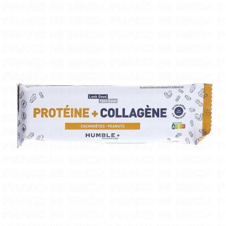 HUMBLE+ HUMBLE+ Barre Prot&eacute;ine + Collag&egrave;ne Cacahu&egrave;tes 45g