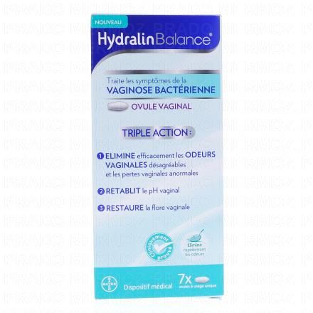 Balance - Ovule vaginal triple action x7