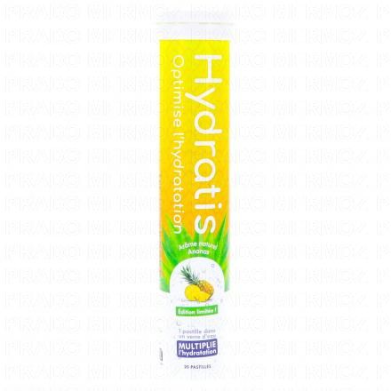 HYDRATIS Solution d'hydratation en pastilles goût ananas x20