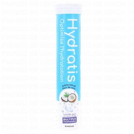 HYDRATIS Solution d'hydratation en pastilles goût coco x20