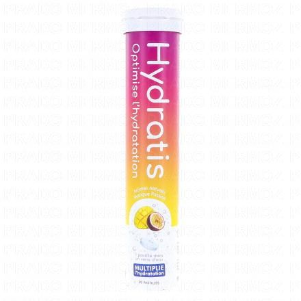HYDRATIS Solution d'hydratation en pastilles goût mangue passion x20 comprimés