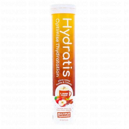 HYDRATIS Solution d'hydratation en pastilles goût pomme cannelle x20