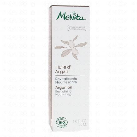 MELVITA Huile de beauté d'argan équitable (50ml)