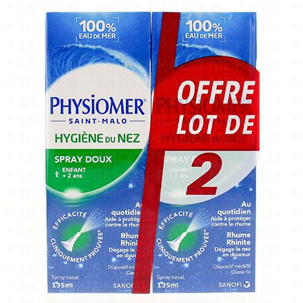 Hygiène du nez brumisation 2 flacons x 135ml 2