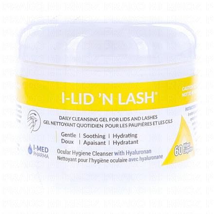 I-MED PHARMA Gel nettoyant paupières et cils 60 Lingettes