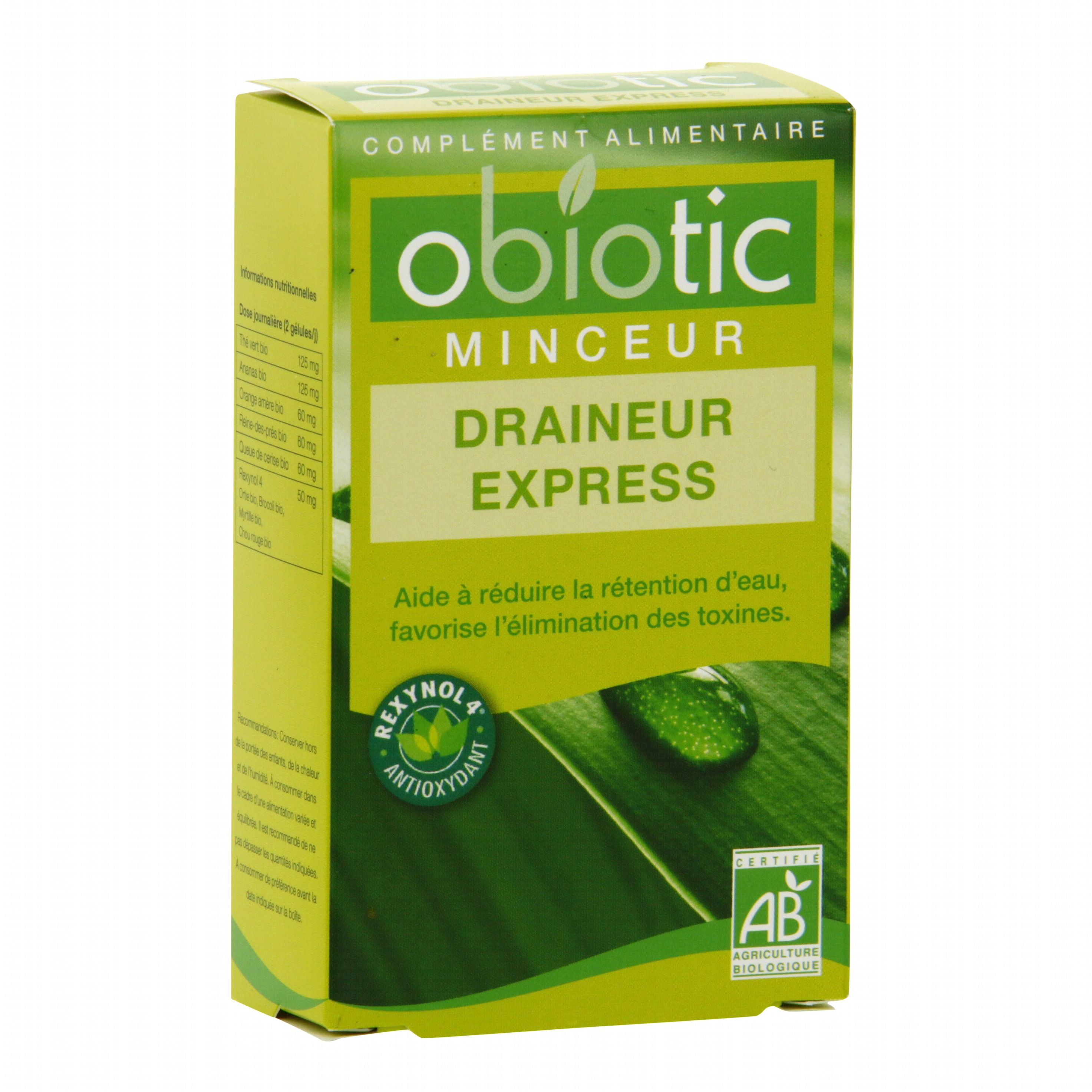 INEBIOS Obiotic draineur express bio 45 sticks INEBIOS Obiotic draineur express bio 45 sticks