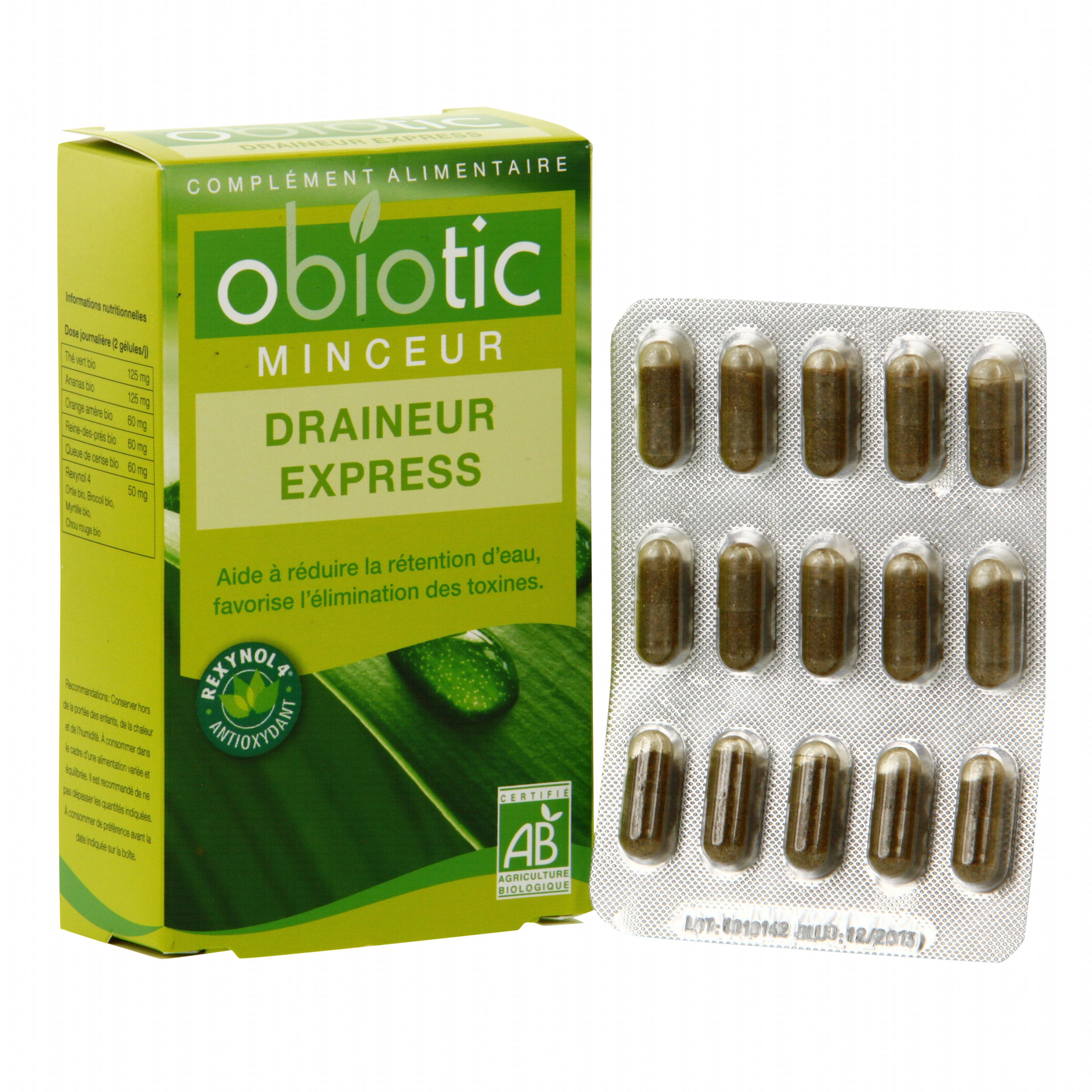 INEBIOS Obiotic draineur express bio 45 sticks INEBIOS Obiotic draineur express bio 45 sticks