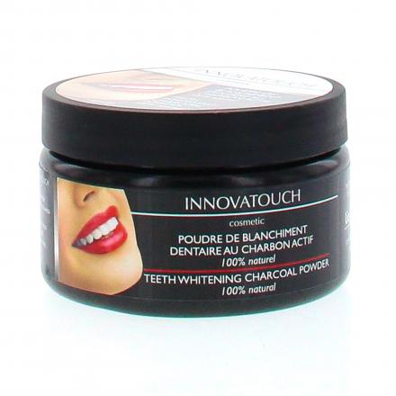 INNOVATOUCH Poudre de blanchiment dentaire au charbon actif pot 50gr