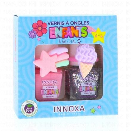 Coffret enfants Vernis à Ongles à Base d'Eau étoile et arc en ciel