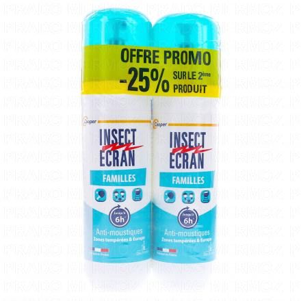 INSECT ECRAN Anti moustiques Familles Flacon 2x 100ml (-25% sur le 2ème) 4