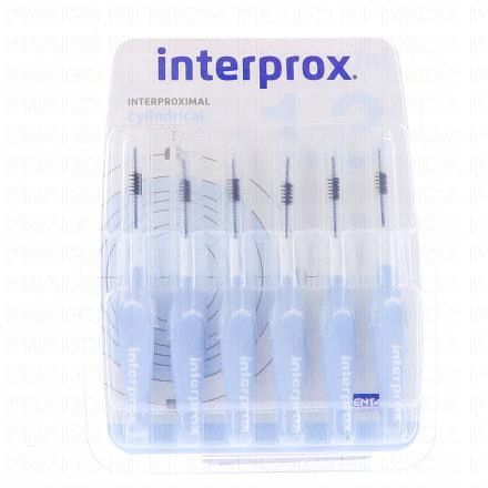 Brossettes interdentaires Cylindrique 1.3mm Bleu ciel 4