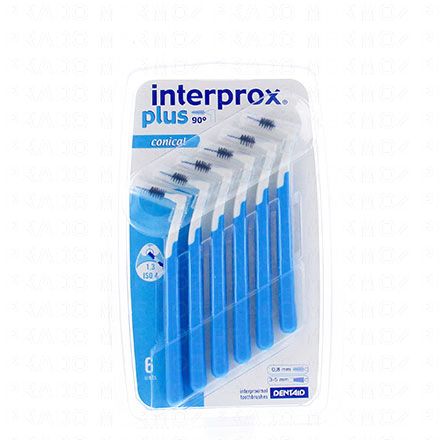 INTERPROX Plus 90° Brossettes interdentaires conical (1.3mm)