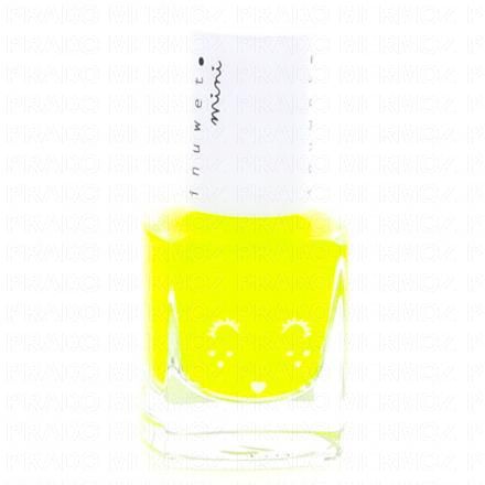 INUWET Collection Néon - Vernis enfant 5ml (jaune fluo)