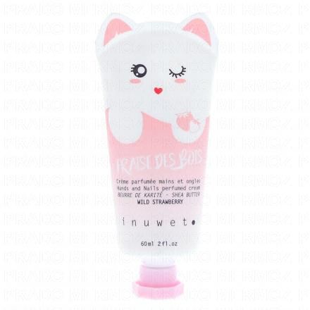 INUWET Fraise des Bois Cr&egrave;me Parfum&eacute;e pour les mains et ongles 60ml