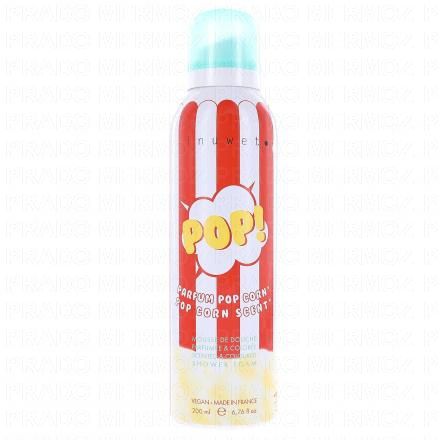 INUWET Mousse de douche parfum Pop Corn 200ml