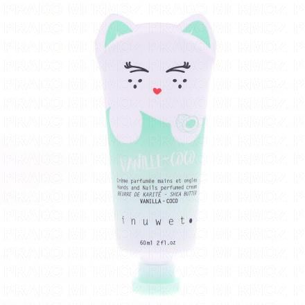 INUWET Vanille Coco Cr&egrave;me Parfum&eacute;e pour les mains et ongles 60ml