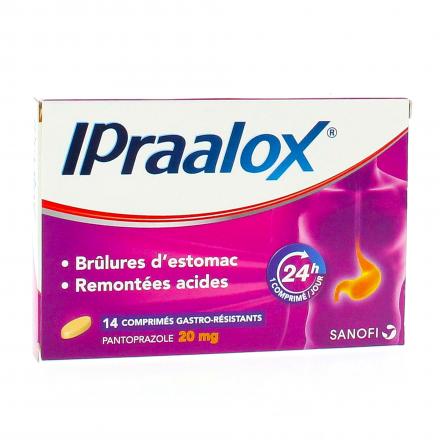 Ipraalox 20mg boite 14 comprimés gatro-résistants