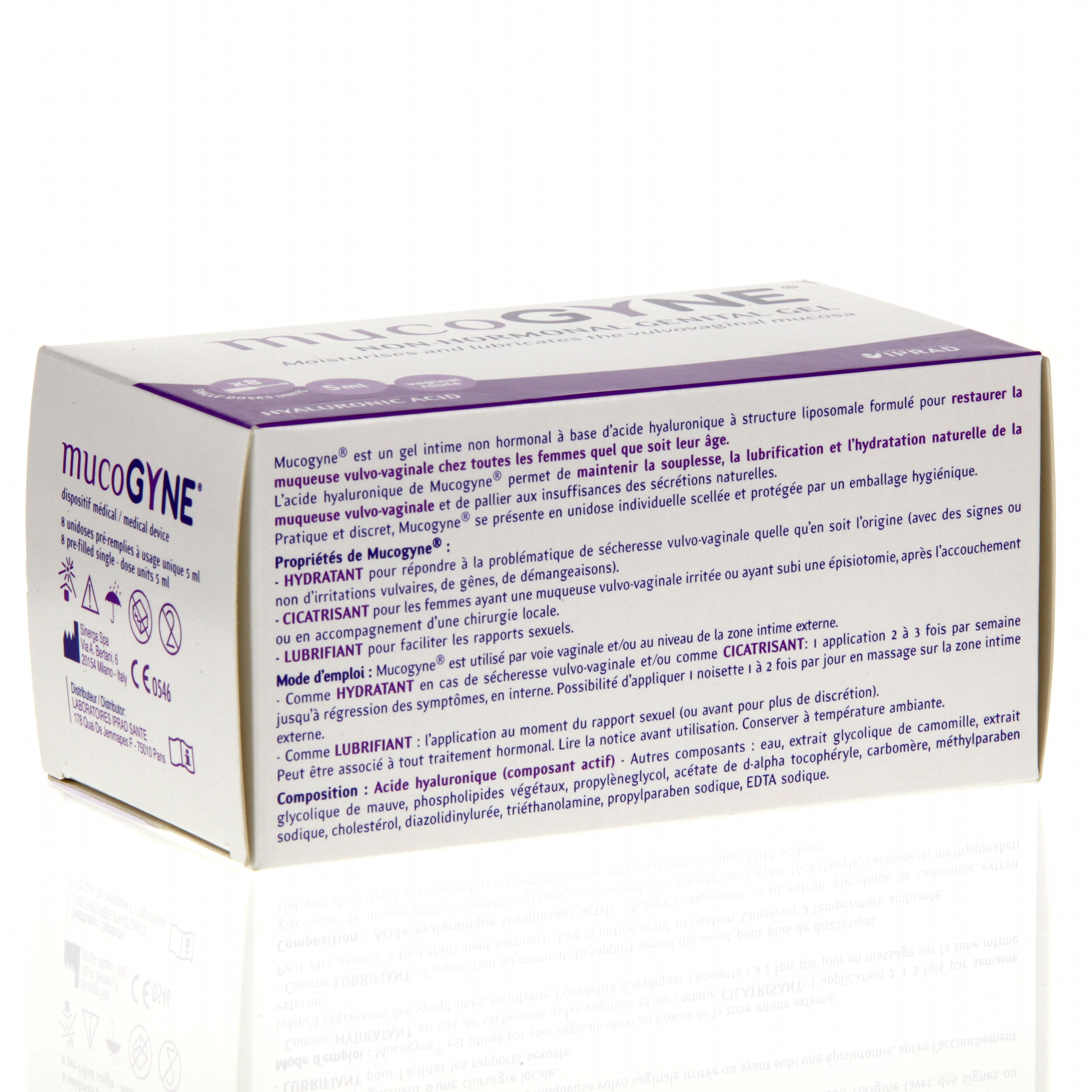 Mucogyne gel intime 8 unidoses