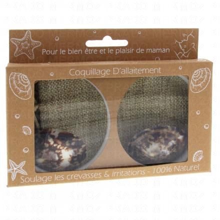 IRREVERSIBLE Coquillage d'allaitement mammaire x2 taille S (5cm x 2cm)