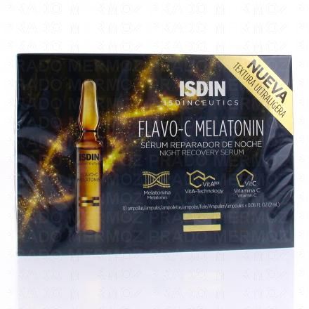 ISDIN Flavo-C Melatonin - Sérum réparateur de nuit (2ml x 10)