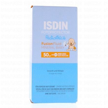 ISDIN Fotoprotector - Fusion Fluid Mineral SPF50 bébé tube 50ml