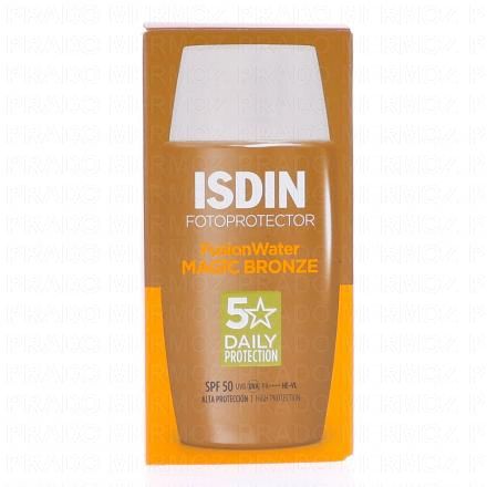 ISDIN Fotoprotector - Fusion Water Bronze Ecran solaire SPF50 Flacon 50ml