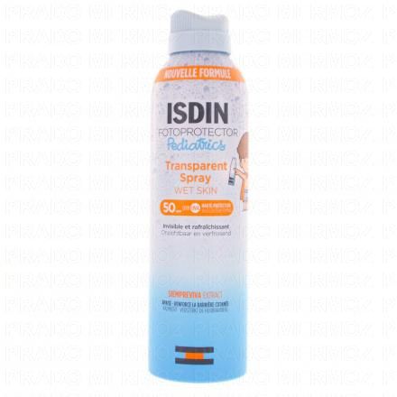 ISDIN Fotoprotector Pediatrics spray transparent SPF50 Wet Skin flacon 250ml