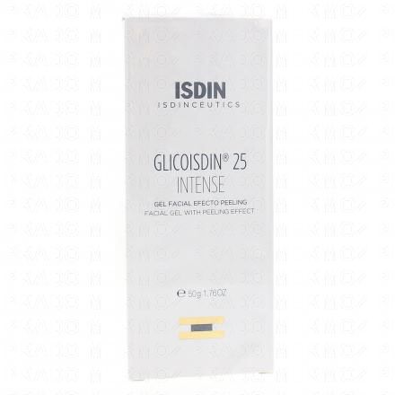 ISDIN Glicoisdin 25 intense Gel pour le visage avec un effet peeling 50g