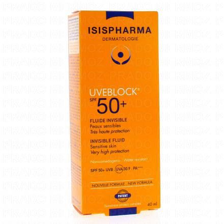 ISIPHARMA Uveblock SPF50+ Fluide invisible 40ml