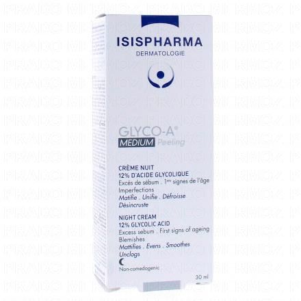 ISISPHARMA Glyco-A Medium Peeling Crème de Nuit 30ml