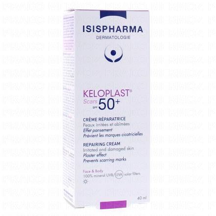 ISISPHARMA Keloplast scars SPF50+ - Crème réparatrice effet pansement 40ml