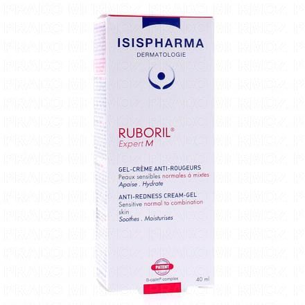 ISISPHARMA Ruboril Expert M Gel-cr&egrave;me Anti-Rougeurs 40ml