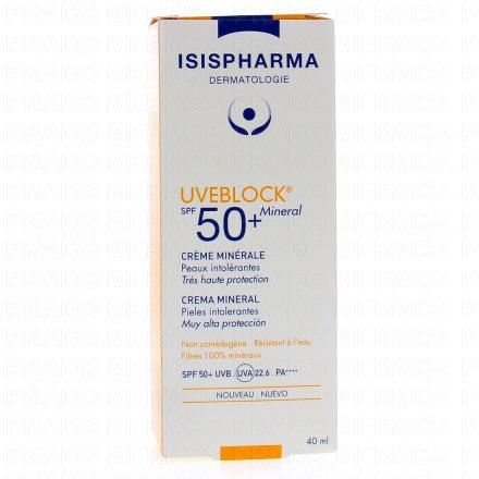 ISISPHARMA Uveblock SPF50 Crème minerale 40ml