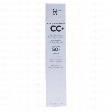 IT COSMETICS CC+ Cr&egrave;me Correctrice Haute Couvrance SPF 50+ Light (32ml)