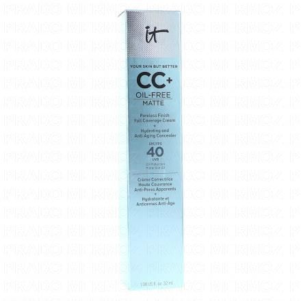 IT COSMETICS Your Skin But Better CC+ Cream Oil Free Matte SPF 40 Tube 32ml (fair)