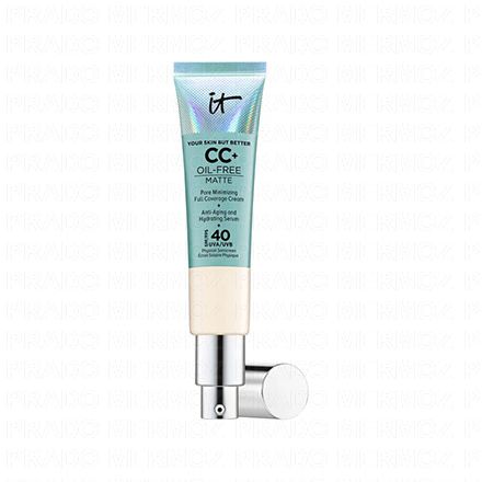 IT COSMETICS Your Skin But Better CC+ Cream Oil Free Matte SPF 40 Tube 32ml (medium)