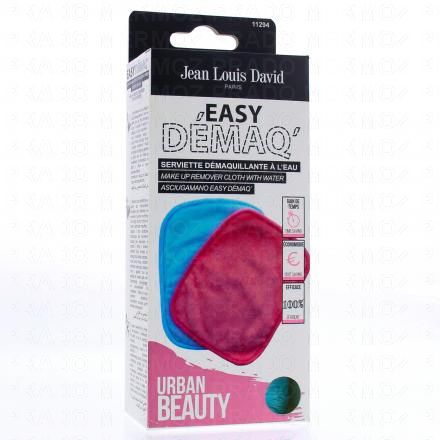 JEAN LOUIS DAVID Urban beauty - Easy démaq' Serviette démaquillante à l'eau